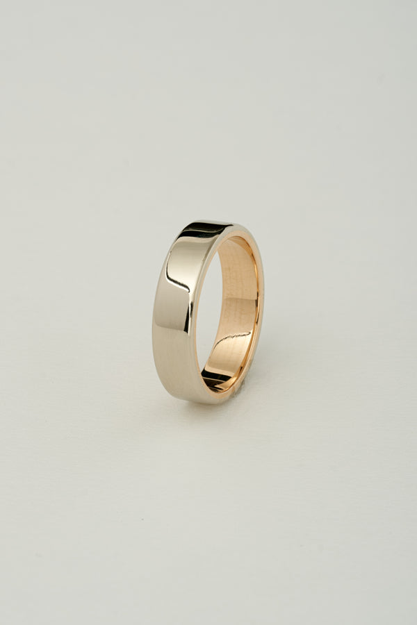 WHITE GOLD TWO TONE BAND